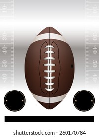 An American Football flyer design perfect for tailgate parties, football invites, etc. EPS 10. EPS file contains transparencies. 