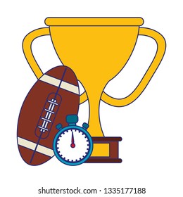 American football game blue lines