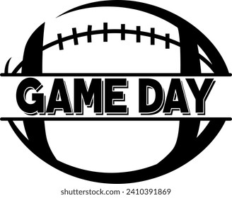 Digital-EPSs-Grafikdatei des American Football Game Day