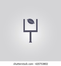 American football goal sign