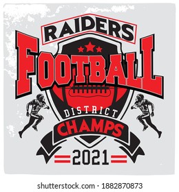 American football graphic, Old school vector graphic for fashion and printing. Retro artwork and typography. Tee shirt vector graphics.