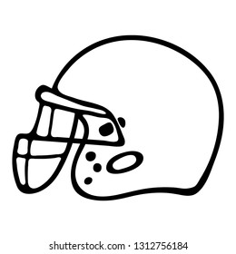 American Football helmet