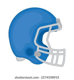 american football helmet equipment isolated