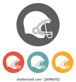 american football helmet icon