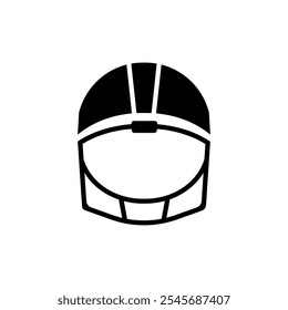 American football helmet icon eps 10