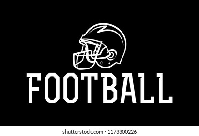 An American football helmet icon illustration. Vector EPS 10 available.