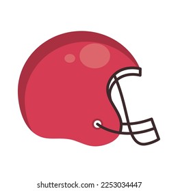 american football helmet icon isolated