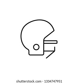 American, football, helmet, icon. Modern American USA vector icon - Vector. Can be used for web, mobile and infographic on white background
