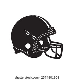 American football helmet icon vector illustration