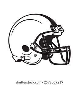 American football helmet icon vector illustration