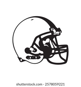 American football helmet icon vector illustration