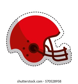 american football helmet icon vector illustration design