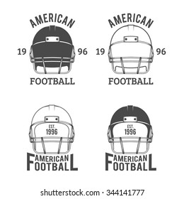 American Football Helmet, Logo Design