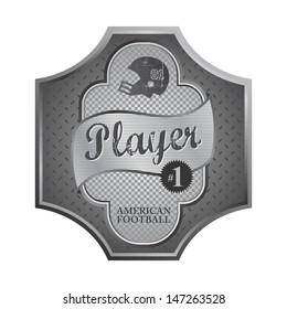 american football helmet silver theme