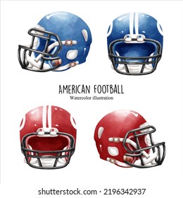 American football helmet , vector illustration