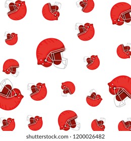 american football helmets pattern
