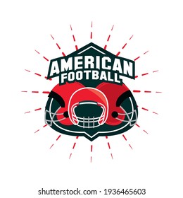 american football helmets sport label