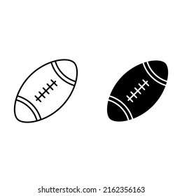 American football icon for apps and web sites