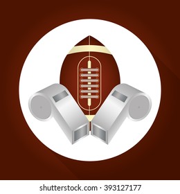 American football icon design