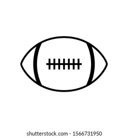 American football icon design. American football icon in trendy outline style design. Vector illustration.
