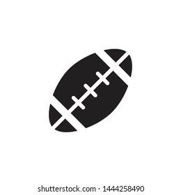 American Football Icon Flat Vector Illustration 