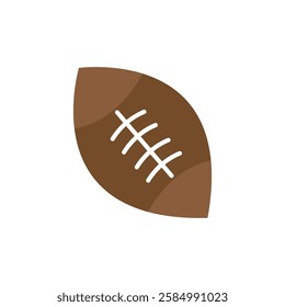 American football icon illustration flat