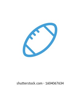 American football icon. Line design template