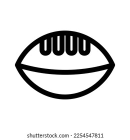 american football icon or logo isolated sign symbol vector illustration - high quality black style vector icons
