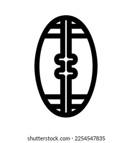 american football icon or logo isolated sign symbol vector illustration - high quality black style vector icons