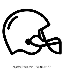 american football icon on transparent background