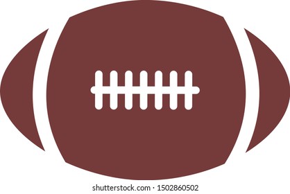 American football icon on white background. flat style. American football icon for your web site design, logo, app, UI. football symbol. Rugby football sign. 
