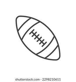 American Football Icon - Rugby Icon Sign Symbol Vector