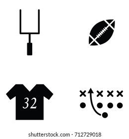 American Football Icon Set