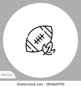 American football icon sign vector,Symbol, logo illustration for web and mobile