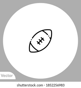 American football icon sign vector,Symbol, logo illustration for web and mobile