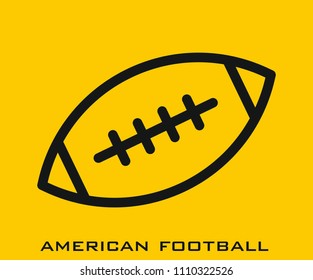 American football icon signs