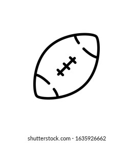 american football icon, sport icon. perfect for application, web, logo and presentation template. icon design line style