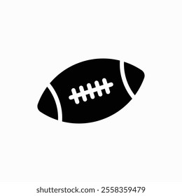 American football icon trendy design template. High quality black style vector icons