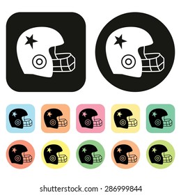 American Football icon. Vector