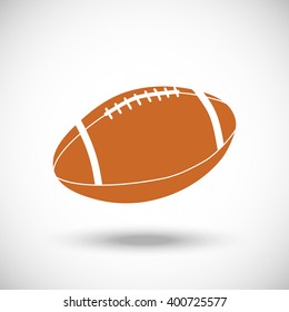 American football icon, vector