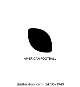 american football icon vector black design