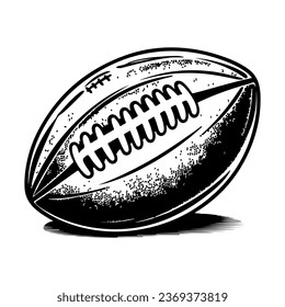 American Football icon. vector black Football icons on white background
