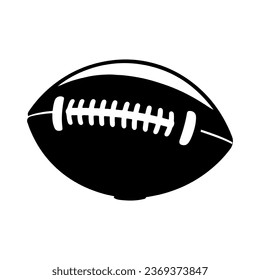 American Football icon. vector black Football icons on white background