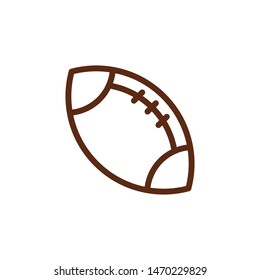 American football icon vector design templates