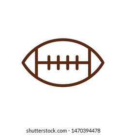 American football icon vector design templates