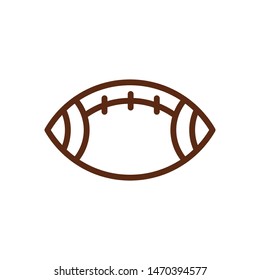 American football icon vector design templates