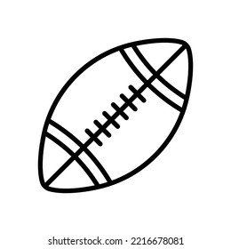 american football icon vector design template in white background