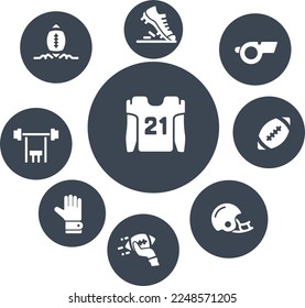 American Football Icon vector design