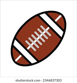 American football icon vector design template
