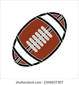 American football icon vector design template